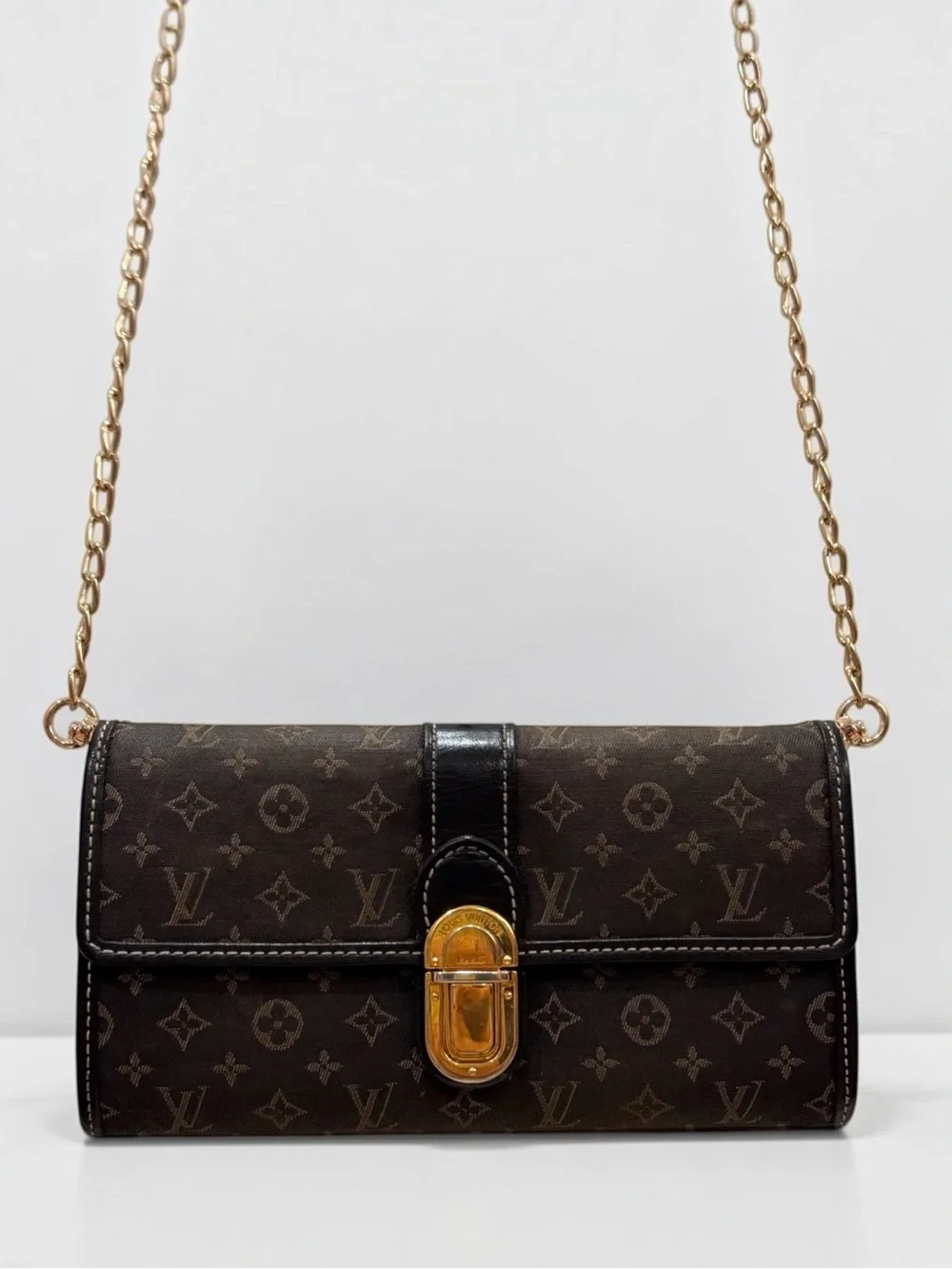 Louis Vuitton Monogram Idylle Pattern Sarah Wallet w/ removable crossbody insert